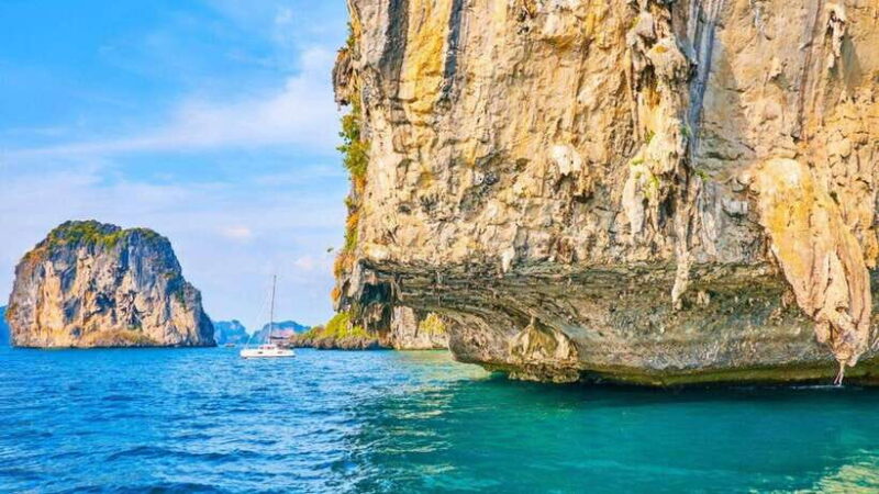 Krabi: 4 Islands and Caves Boat Tour With Lunch - Thale Waek Sandbar