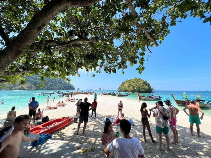 Krabi: 7 Islands Sunset Tour With Buffet Dinner+Plankton - Transportation and Pickup