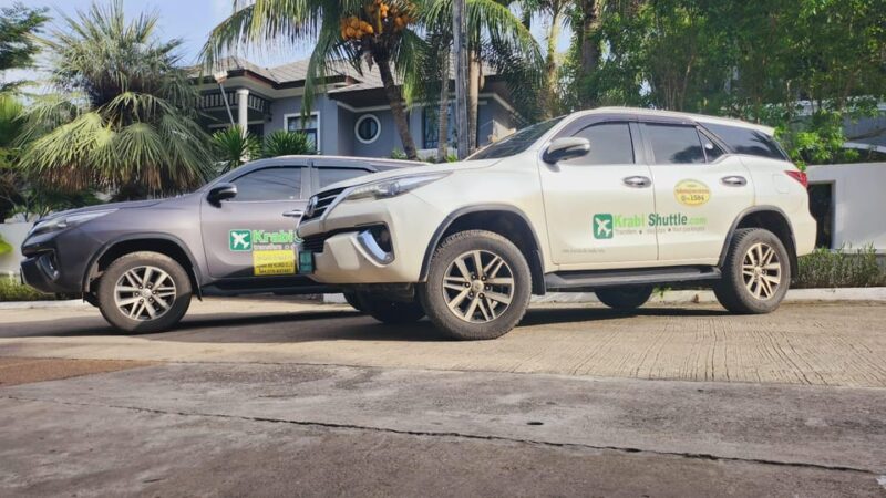 Krabi: Airport Shuttle - Private A/C Vehicle - Luggage and Amenities