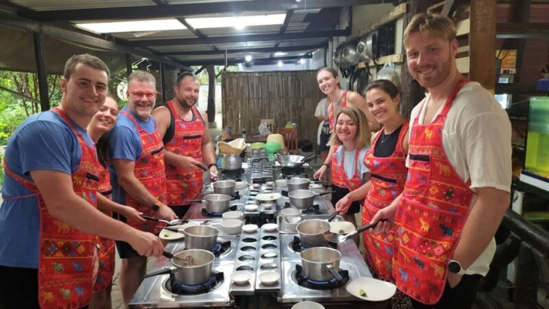 Krabi: Authentic Thai Cooking Class With Smart Cook - Meal Preparation Process