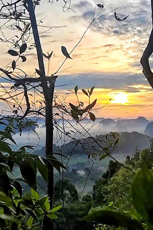Krabi: Dragon Crest Sunrise Hike &Klong Root Kayak Adventure - Lush Greenery and Emerald Water