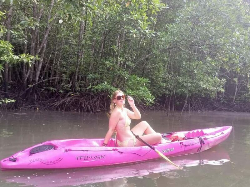 Krabi: Early bird kayak through Ao Thalane on private guide - Refreshments and Local Snacks