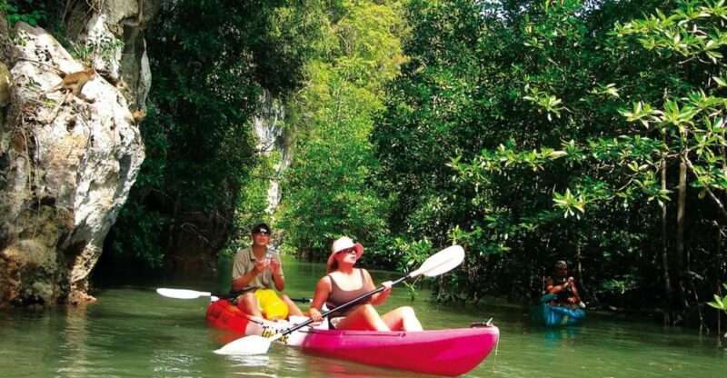 Krabi: Guided Kayaking Tour at Ao Thalane - Itinerary and Locations