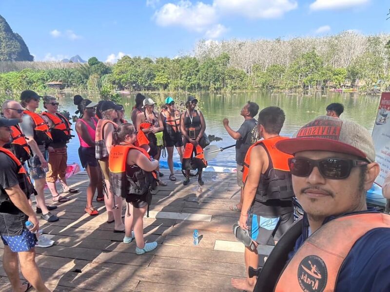 Krabi: Jurassic Jungle Kayak and Phra Nang Cave Beach Tour - Nong Thale Crystal Lake Swimming