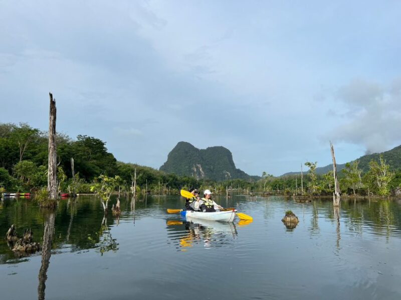 Krabi: Kayaking at Klong Nam Sai, Elephant Bathing & Feeding - Pricing and Booking
