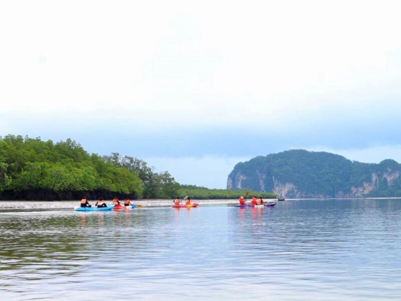 Krabi: Kayaking Tour to Ao Thueak Lagoon With Lunch - Itinerary and Activities