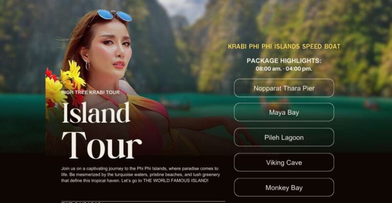 Krabi One-Day Trip: Phiphi Island Speed Boat - Transportation and Arrival