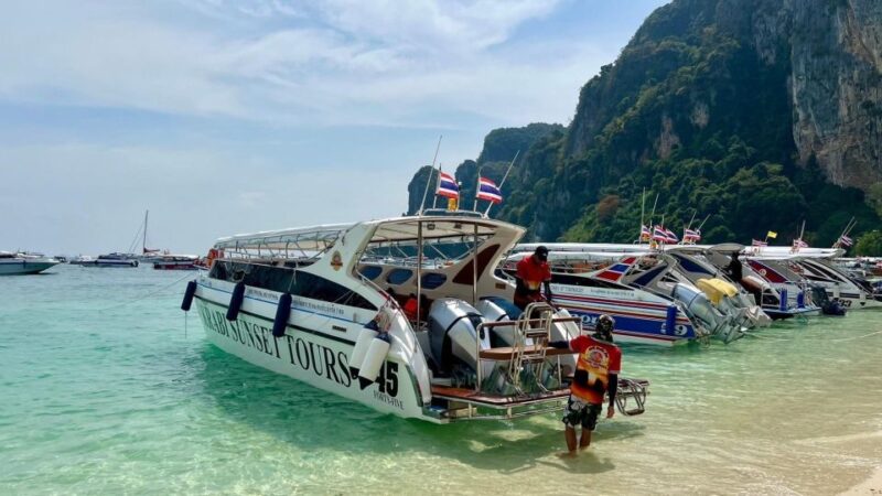 Krabi: Phi Phi & 4 Islands Sunset Boat Tour - Itinerary Highlights