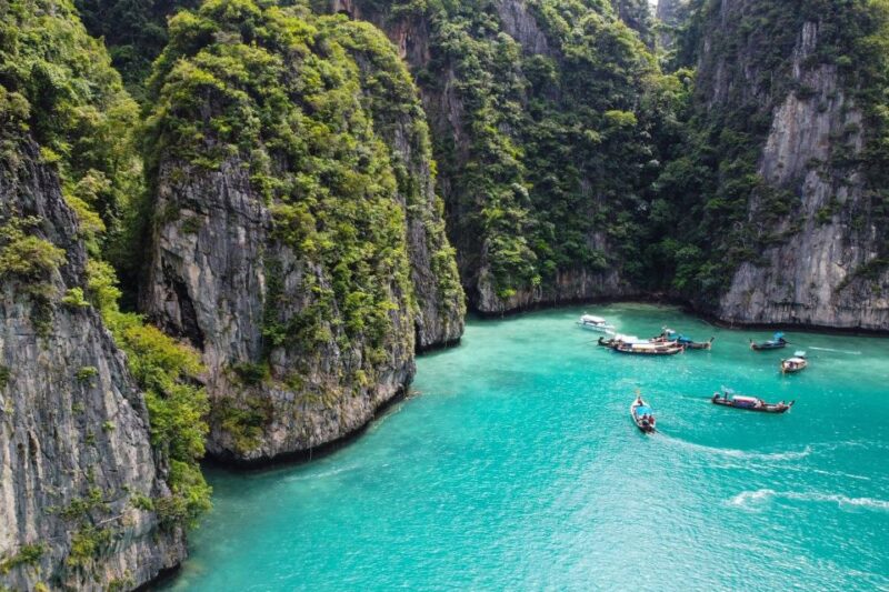 Krabi: Phi Phi Island Sunset Maya Bay and Four Islands Tour - Key Points