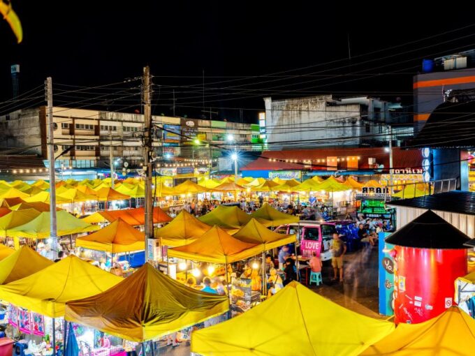 Krabi: Private Sunset Boat Trip and Night Market Tour - Scenic Boat Ride to Khao Khanap Nam