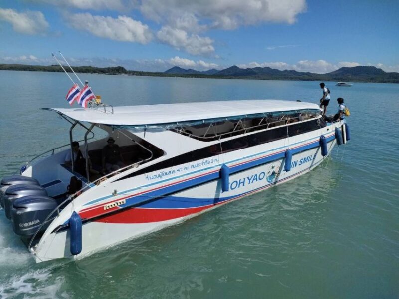 Krabi: Speed Boat Transfer to Koh Yao - Booking and Meeting Details