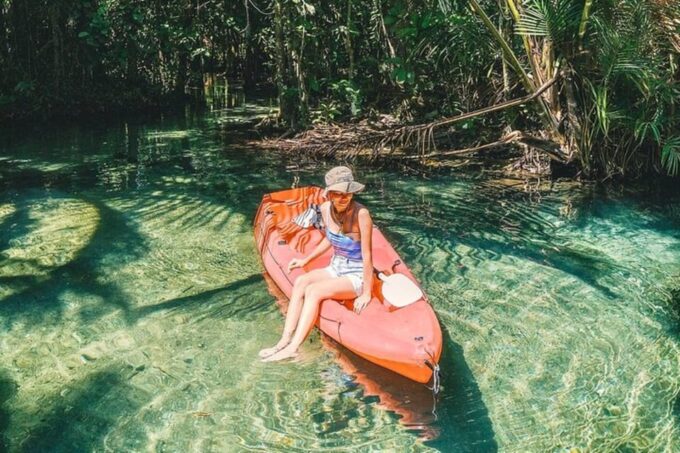 Krabi Tiger Cave Temple and Kayaking Klong Tour - Klong Root Kayaking