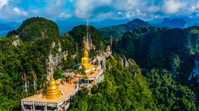 Krabi: Tiger Cave Temple, Emerald Pool and Hot Springs Tour - Exploring the Tiger Cave Temple