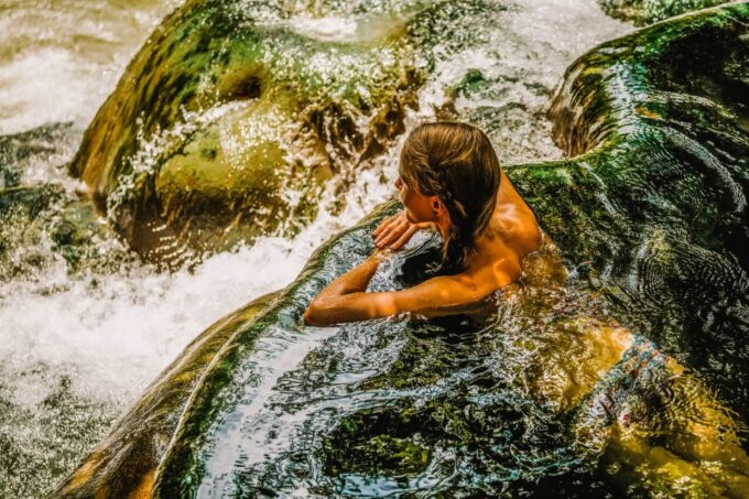 Krabi: Tiger Cave Temple, Emerald Pool and Hot Springs Tour - Relaxing at the Krabi Hot Springs