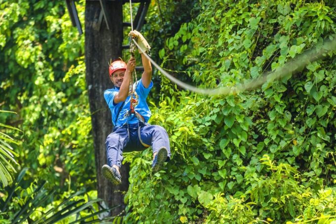 Krabi: Zipline, ATV & Top Rope Climbing Experience - Rock Climbing Challenge