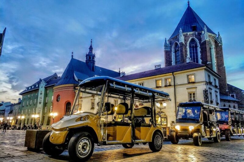 Krakow: Golf Cart Tour of Kazimierz & Former Jewish Ghetto - Activity Description