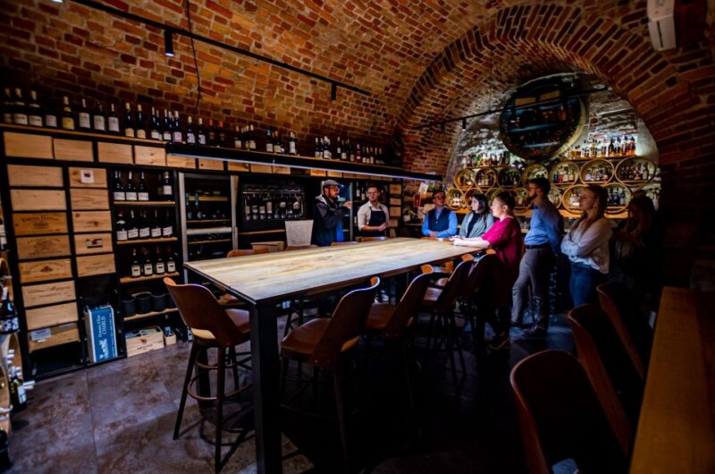 Krakow: Guided Wine Bar Tour With Tastings and Snacks - Itinerary and Experience