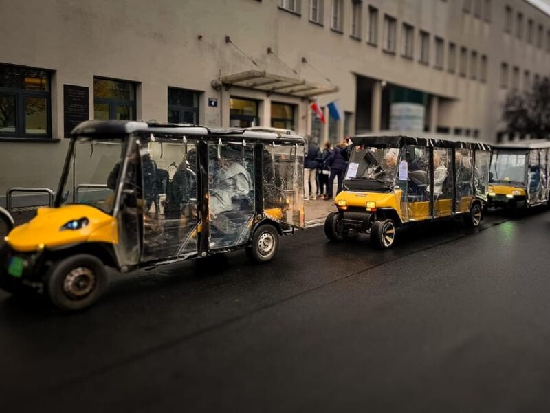 Krakows Kazimierz by Golf Cart & Schindlers Factory Tour - Highlights of the Tour