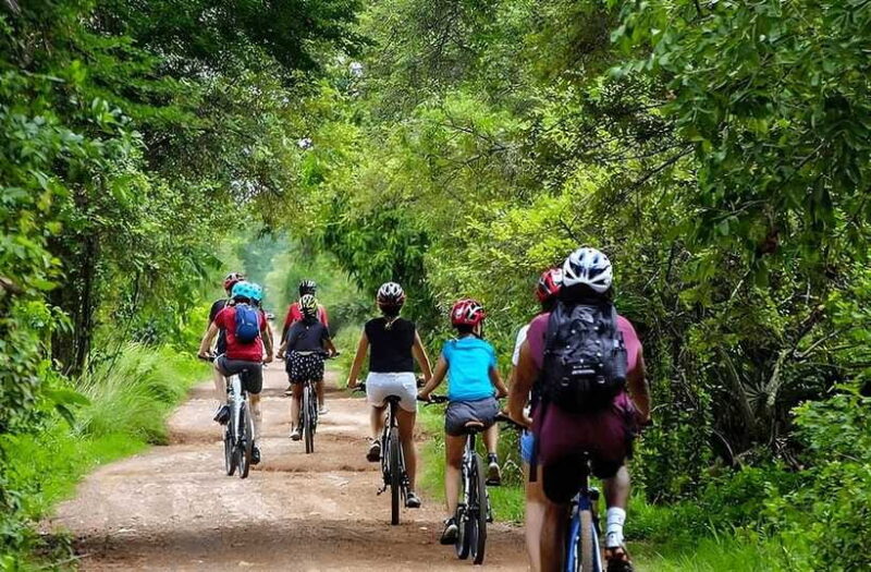 Kratie: Koh Trong Island Cycle Tour With Snacks - Cycling Through Local Villages