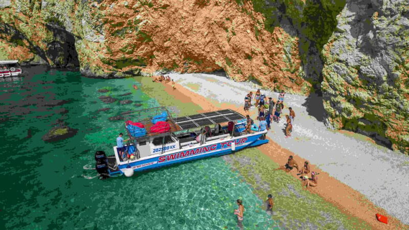 Krk: Golden Bay Beach Swimming Tour - Adventure Description