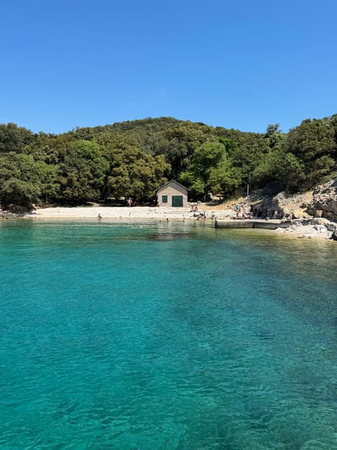 Krk: Golden Beach and Blue Cave 4 Islands With Welcome Drink - Accessibility and Languages