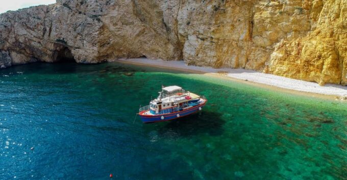 Krk: Golden Beach and Plavnik Cave Cruise With Welcome Drink - Frequently Asked Questions