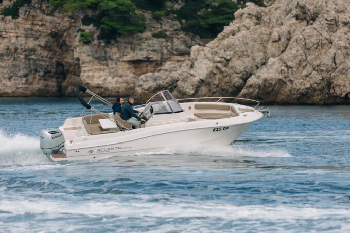 Krk: Rent a Boat Atlantic 750 Open - Visiting Famous Beaches