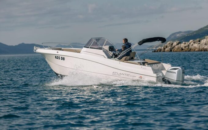Krk: Rent a Boat Atlantic 750 Open - Private Group Experience