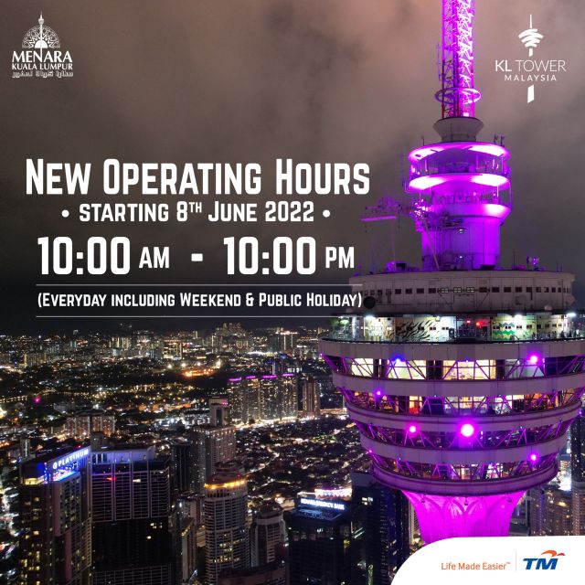 Kuala Lumpur: KL Tower Admission Ticket - Recommended Visit Times