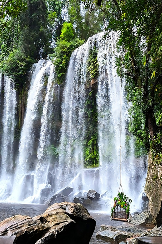 Kulen Mountain Waterfalls and Banteay Srei Tour - Itinerary Highlights