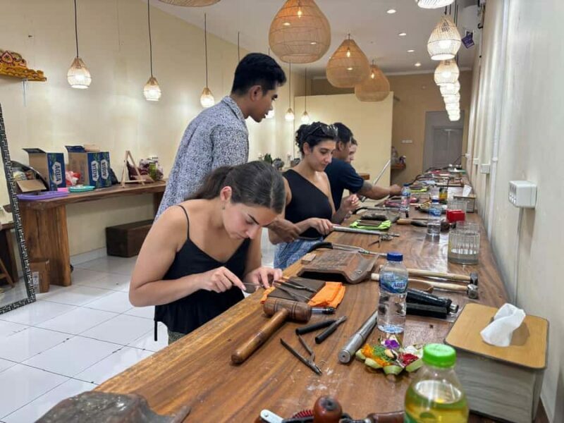 Kuta Bali Silver Making Class (Stone and Gold Plated Option) - The Crafting Process: Step by Step