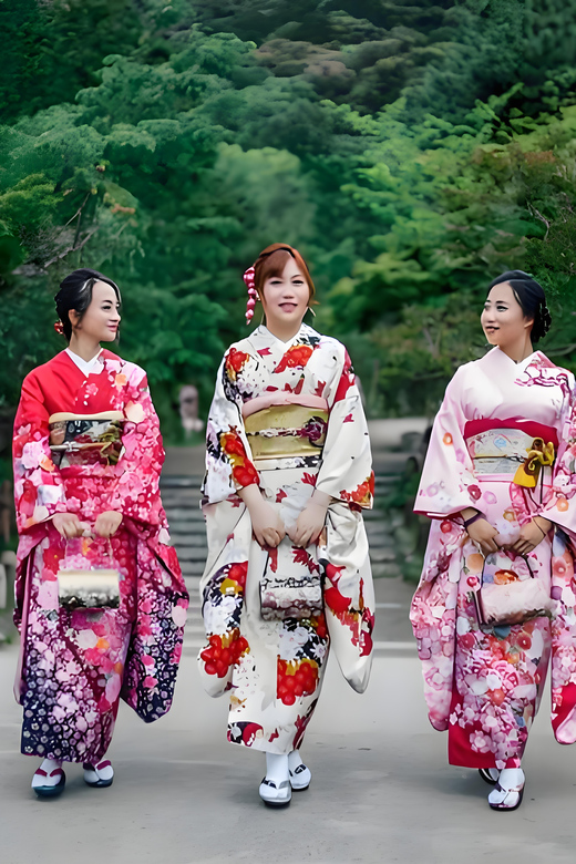 Kyoto Geisha Experience | Optional Photography Package - Accessorizing the Kimono Experience