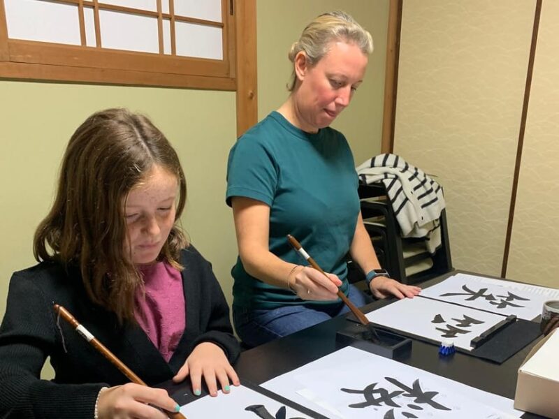 Kyoto: Japanese Calligraphy Class - Mastering the Brush Handling and Stroke Styles