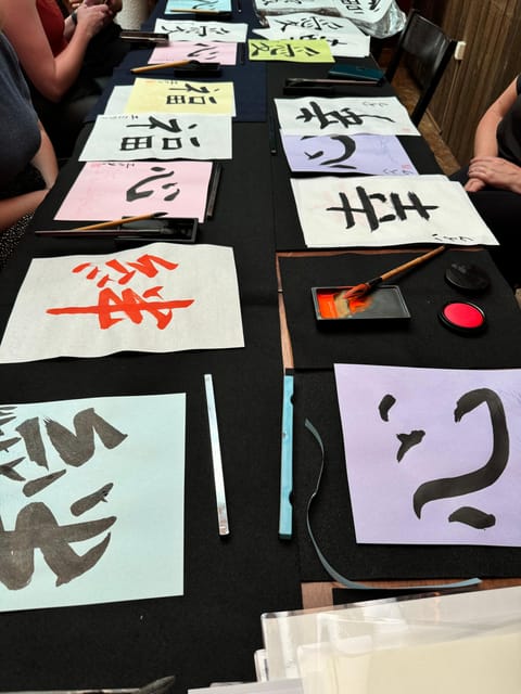 Kyoto: Japanese Calligraphy Workshop - Creating Personalized Calligraphy Artwork