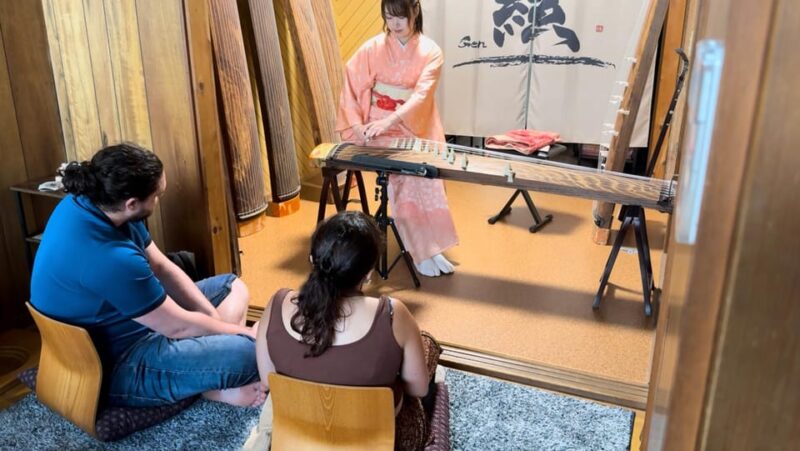 Kyoto: Japanese Music Concert and Music Class Experience - Interaction With Koto Player