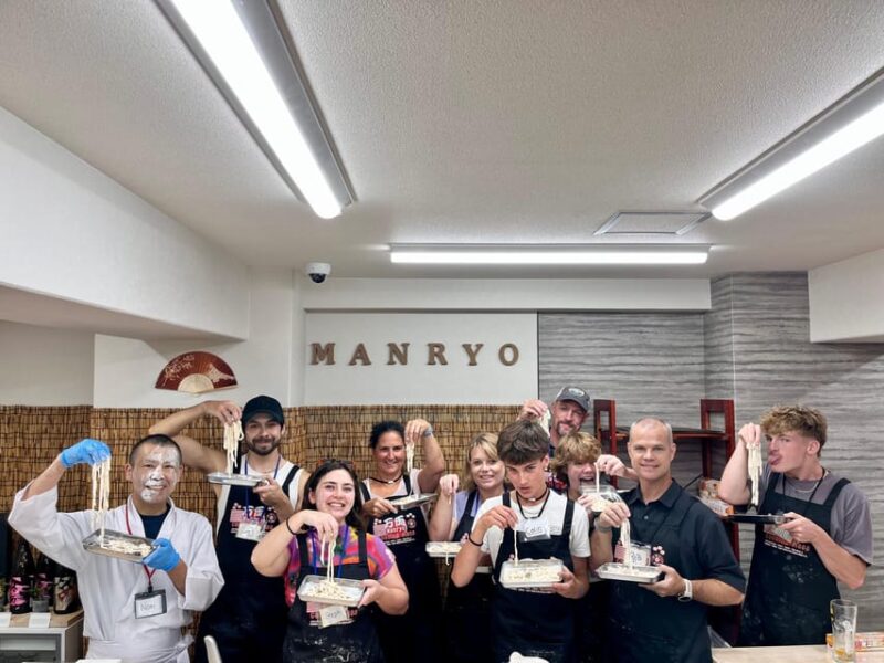 Kyoto: Japanese Udon and Sushi Cooking Class - Key Points