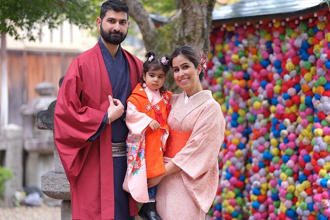 Kyoto Kimono Rental Chamatsu Family Package - Meeting Point