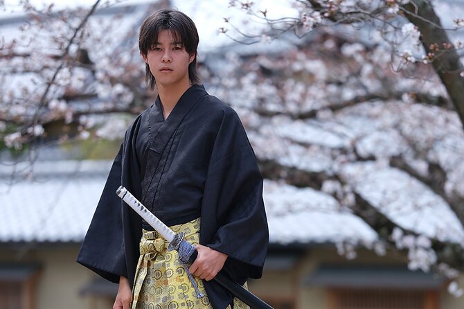 Kyoto Kimono Rental Chamatsu Samurai Plan - Reserve Now and Pay Later Option