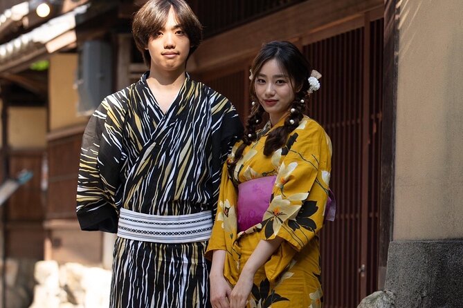 [Kyoto Kimono Rental Mimosa] Couple Plan Kimono/Yukata Rental - Dressing Process and Items Provided
