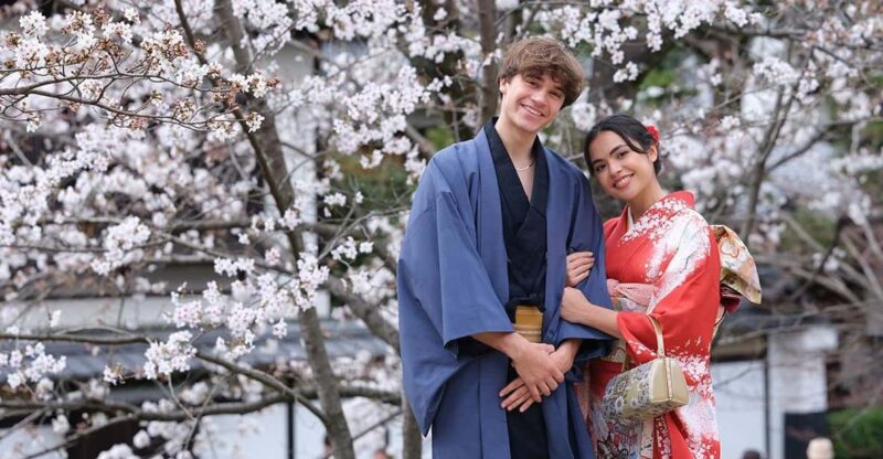 Kyoto Kimono Rental Mimosa | Kimono/Yukata Rental Couple Plan - Rental Inclusions