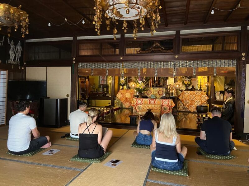 Kyoto:Private Temple ZEN Meditation & Morning Prayer - Activities Included