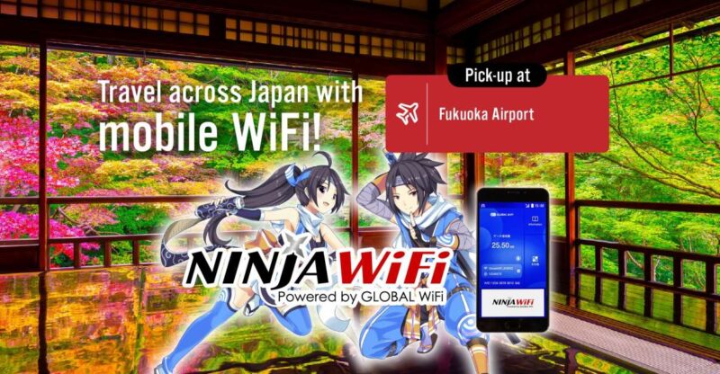 Kyushu: Fukuoka Airport WiFi Rental - Pickup and Return Locations