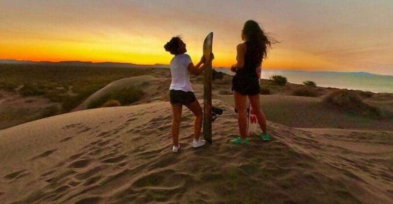 La Paz: Sunset Sandboarding at La Paz Dunes Tour - Location and Duration