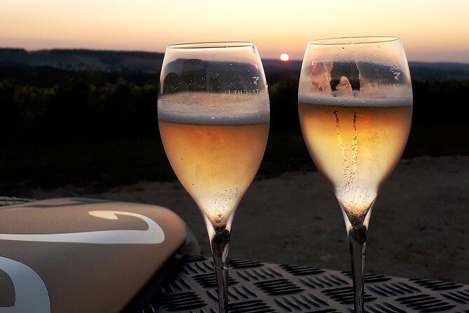 La Sunset, Champagne and Sunset View Over Reims - Meeting and Pickup