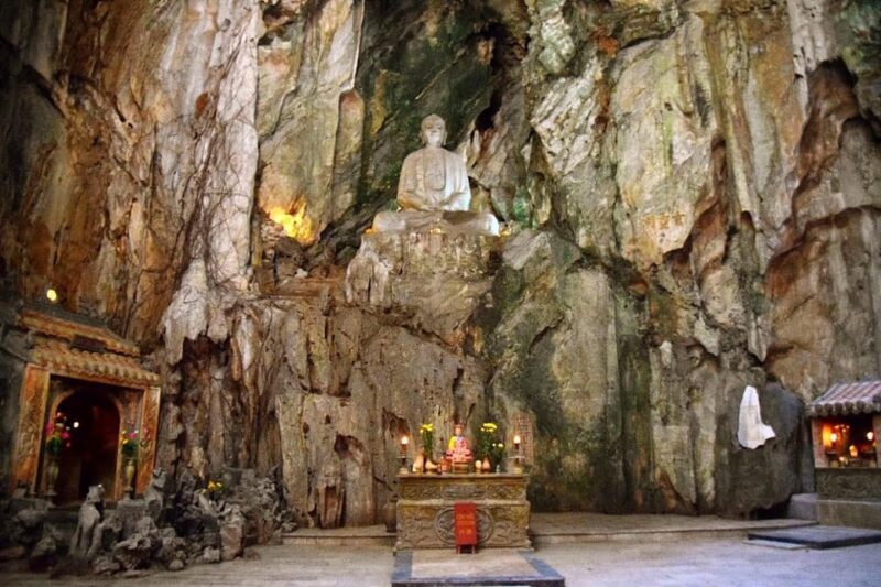 Lady Buddha, Monkey Mountain &Am Phu Cave Morning Group Tour - Itinerary Highlights