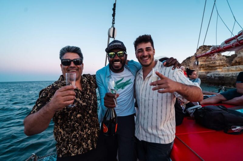 Lagos: Sunset Sail Aboard a Traditional Boat With Prosecco - Key Points
