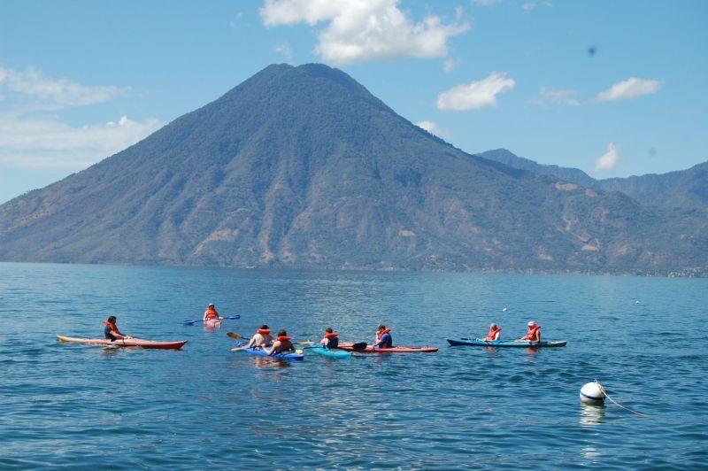 Lake Atitlán: Peddle and Paddle Overnight Trip - Accommodation and Dining