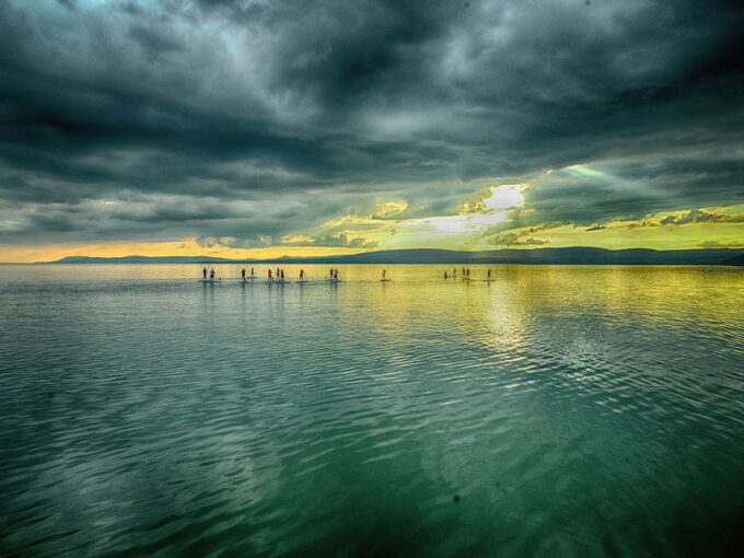 Lake Balaton: Sunset SUP Tour Tihany - Languages Offered