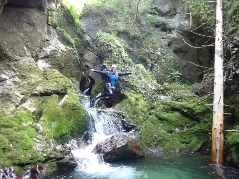 Lake Bled: Canyoning and Rafting Tour With Photos and Videos - Canyoning Experience