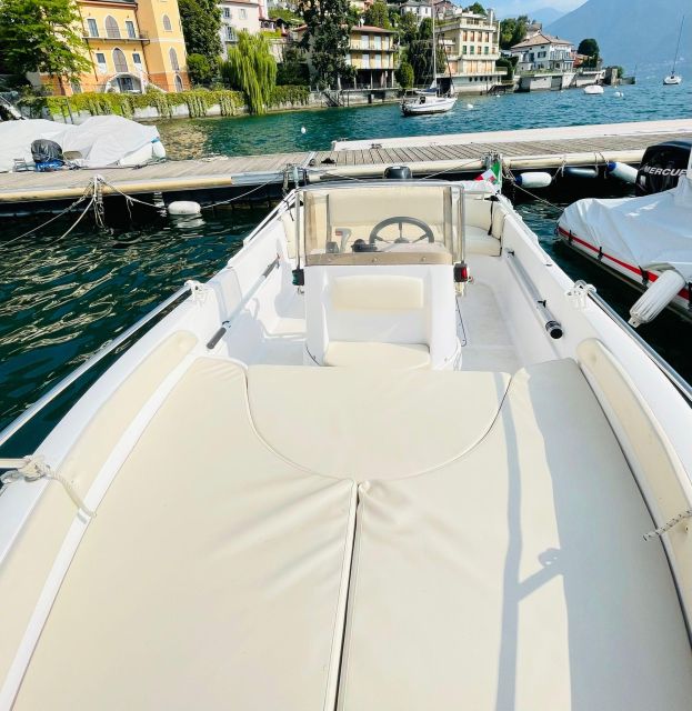 Lake Como: 5-Hour Private Boat Rental - Boat Details and Specifications